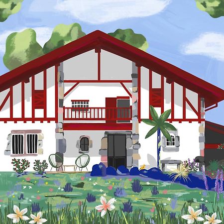 Maison D'Hotes Villa Xaran Erdian Espelette Exterior photo